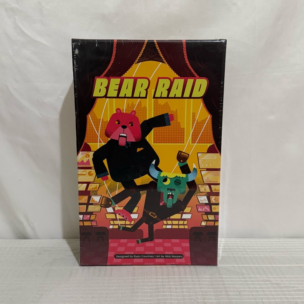 Bear Raid Board Game Stock Market Game Board Game Tables BRAND NEW SEALED